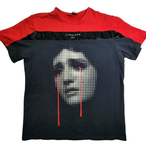 Vie Riche Am Red/Black Dotmatrix Cry Tee, Men's XXL - Picture 9 of 9